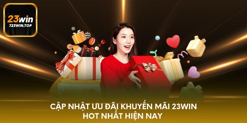 Cập nhật ưu đãi khuyến mãi 23win hot nhất hiện nay