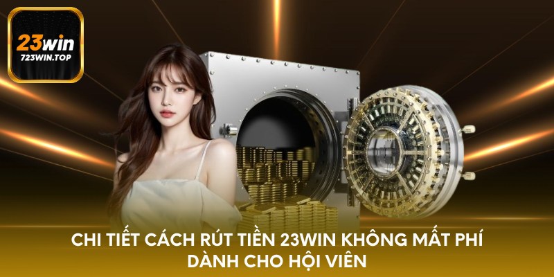 Chi tiết cách rút tiền 23win không mất phí dành cho hội viên