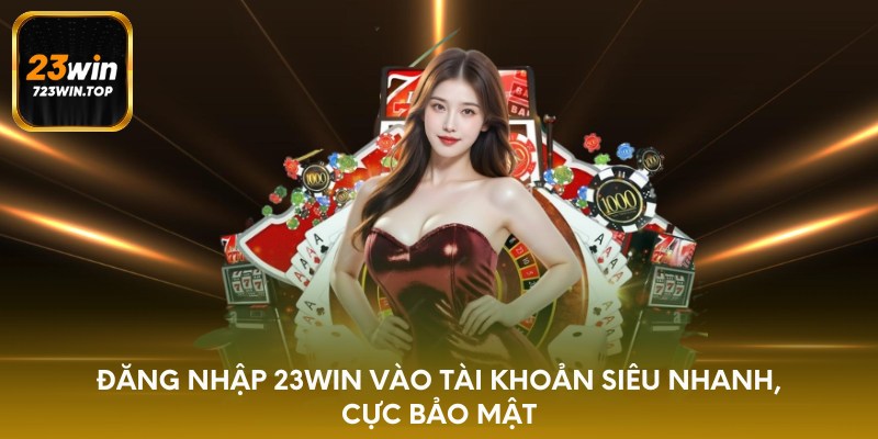Đăng nhập 23win vào tài khoản siêu nhanh, cực bảo mật