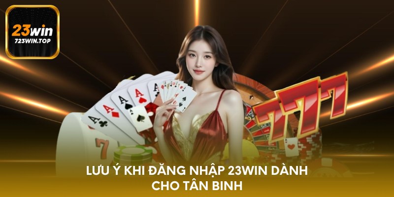 Lưu ý khi đăng nhập 23win dành cho tân binh
