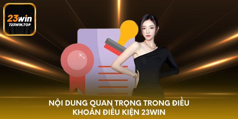 Tầm quan trọng của điều khoản điều kiện 23win